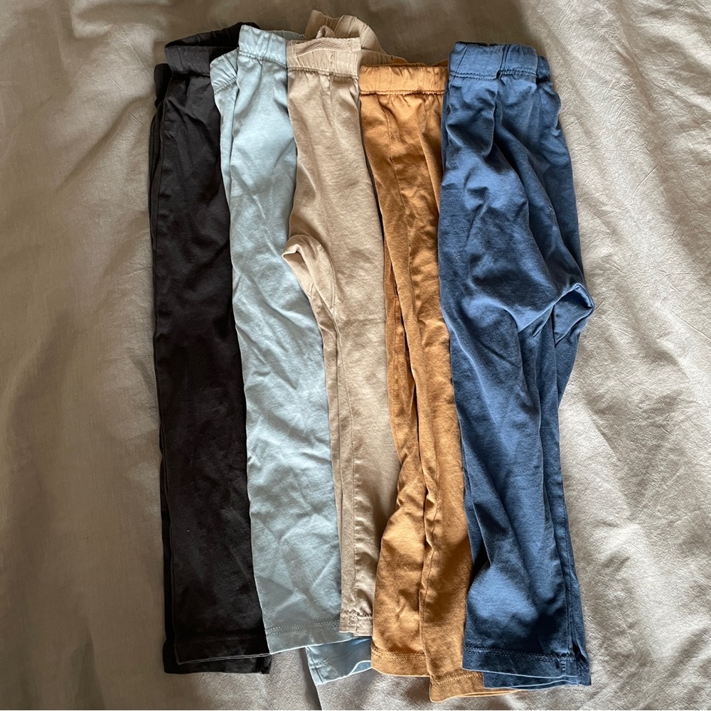 H&M 5-Pack Jersey Joggers 4T